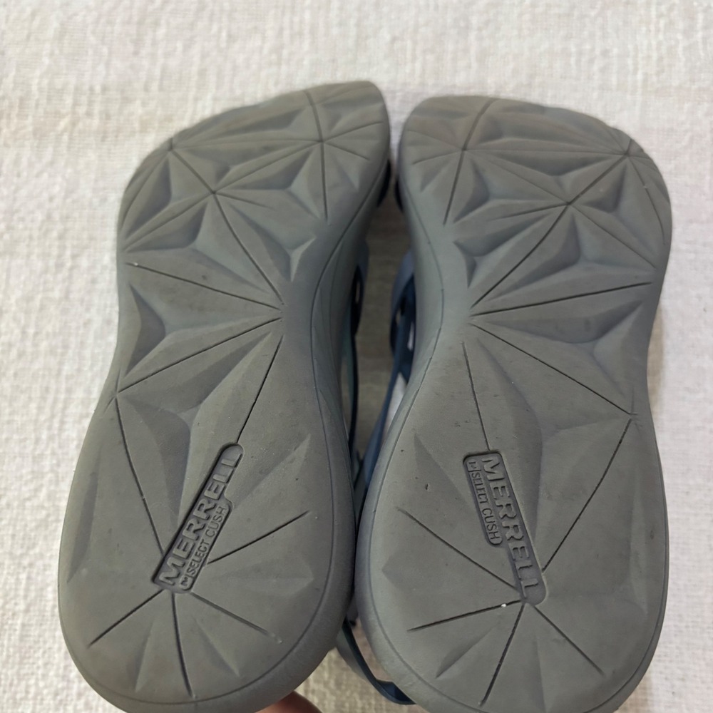 Merrell Terran Lattice II Sandals Blue Heaven Leather Strappy J94240 Womens 9 - Picture 7 of 7